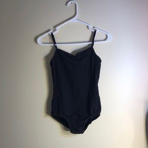 black cotton Bodywrappers leotard